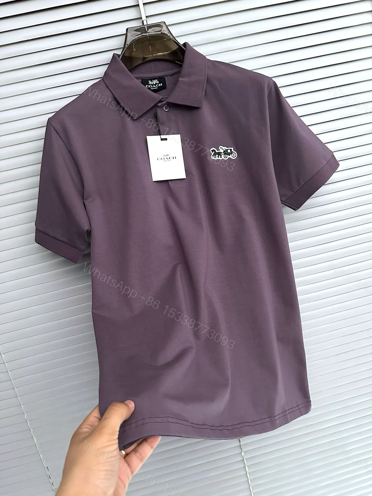 View 5 of FIRST COPY COACH IMPORTED QUALITY EXCLUSIVE POLO TEES