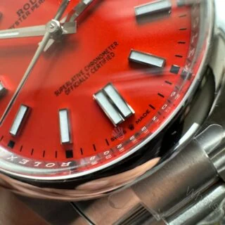 View 4 of Clean FACTORY 1:1 Rolex Oyster Perpetual 124300 41mm 904L Best Edition Red Dial VR3230