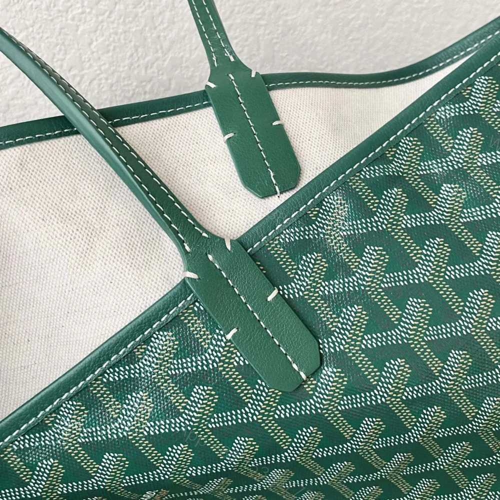 View 4 of 高仿Goyard*STLOUIA滿印Tote購物袋綠色中號免檢版