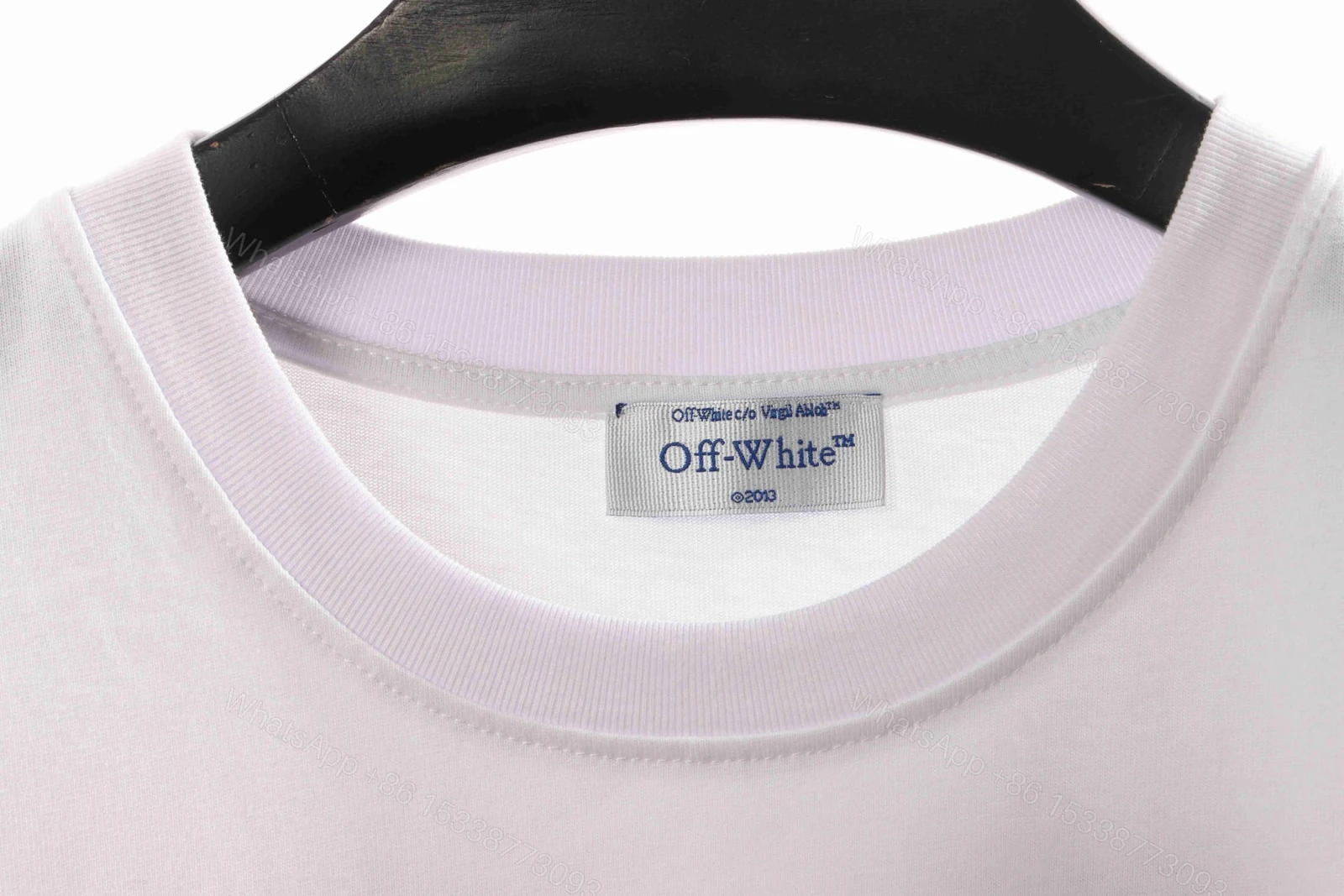View 7 of Off-White Embroidered Arrow White T-Shirt