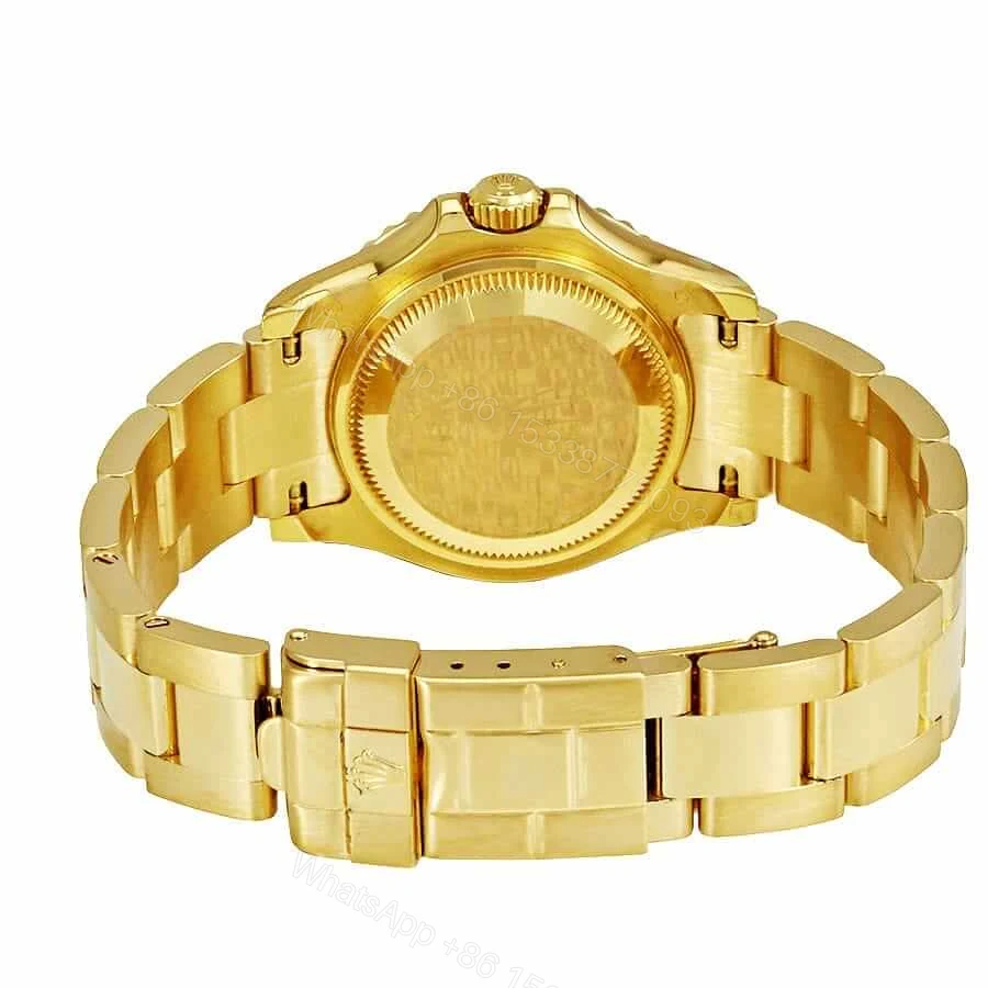 View 4 of Rolex Yacht-Master 16628 Super Clone : 18k Yellow Gold Champagne Dial 40mm