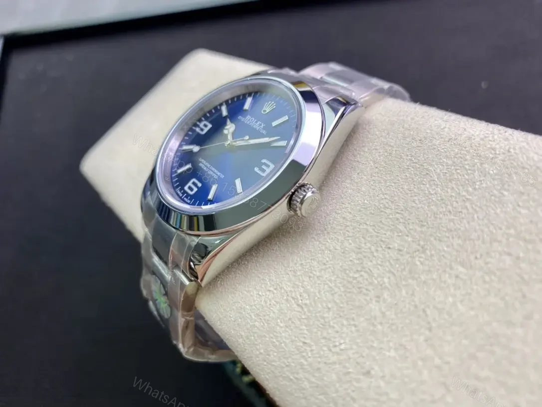 View 4 of Rolex Oyster Perpetual 36 Blue Explorer 116000-0002