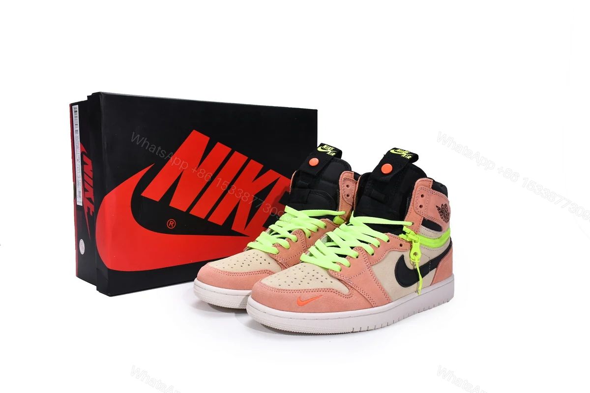 Air Jordan 1 High Switch Apricot Powder CW6576-800 — view 2
