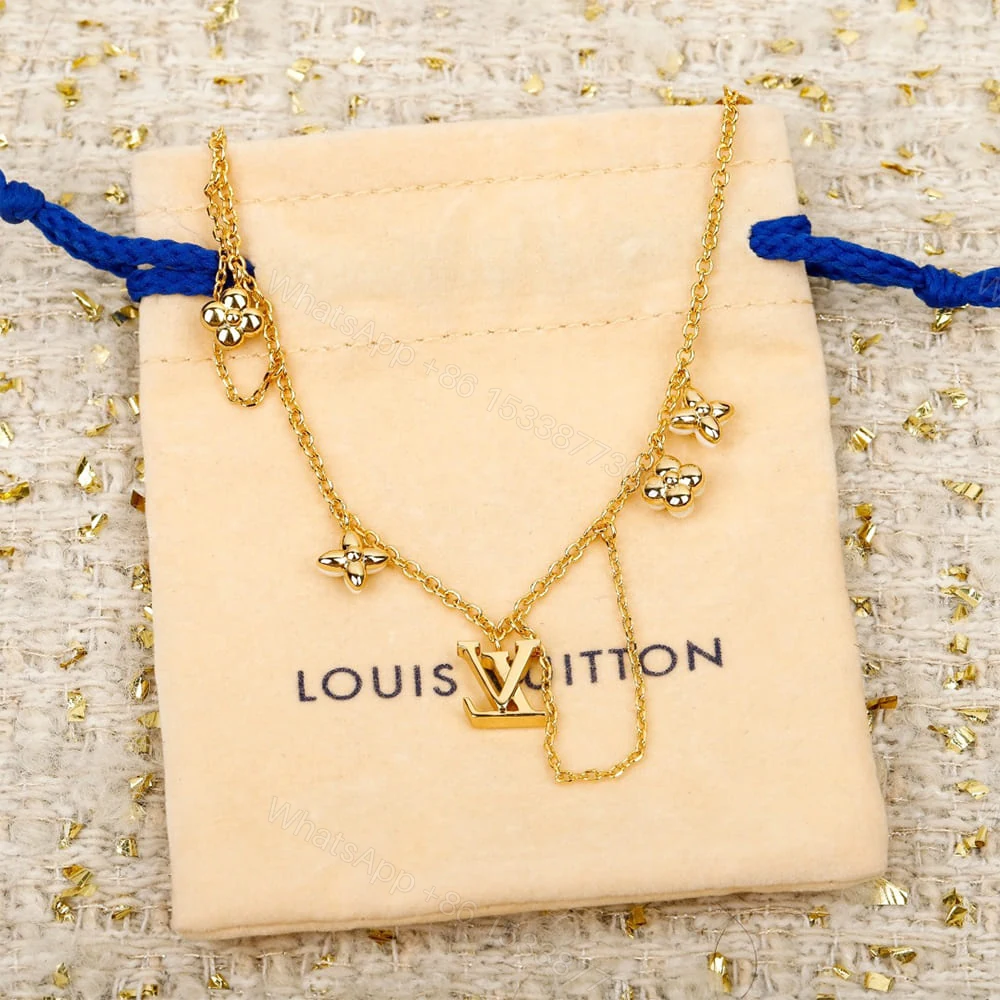 View 3 of LV Floragram Necklace