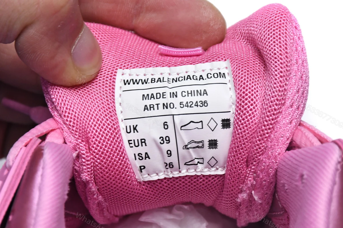 View 5 of Balenciaga Track Pink 542436 W2LA1 5842