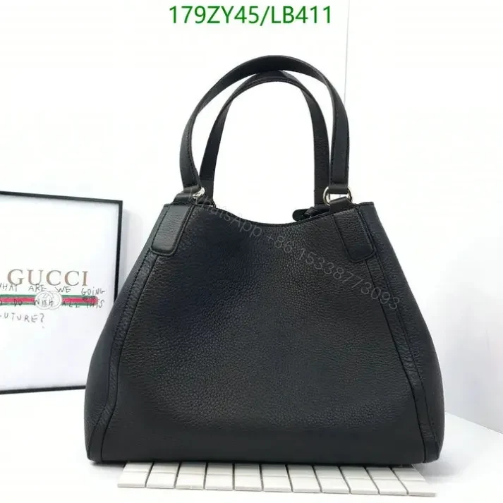 View 16 of Gucci Soho Brown Leather Shopping Bag Replica LB41126 – Premium 1:1