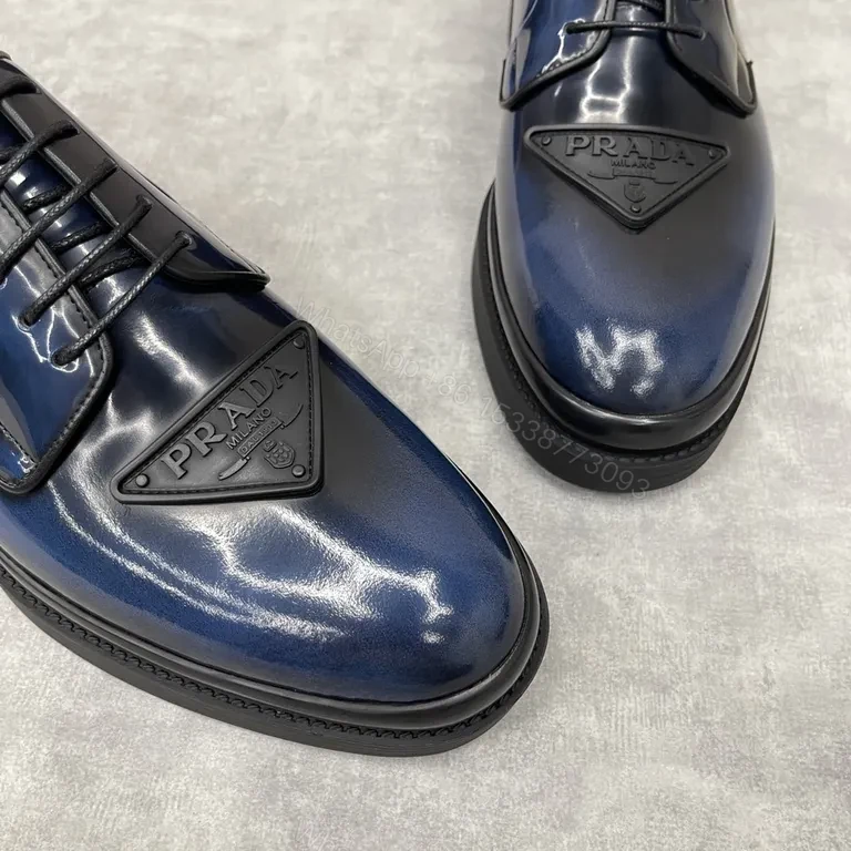 View 2 of Navy Patent Derby â€” Classic Style, All-Day Comfort Derby
