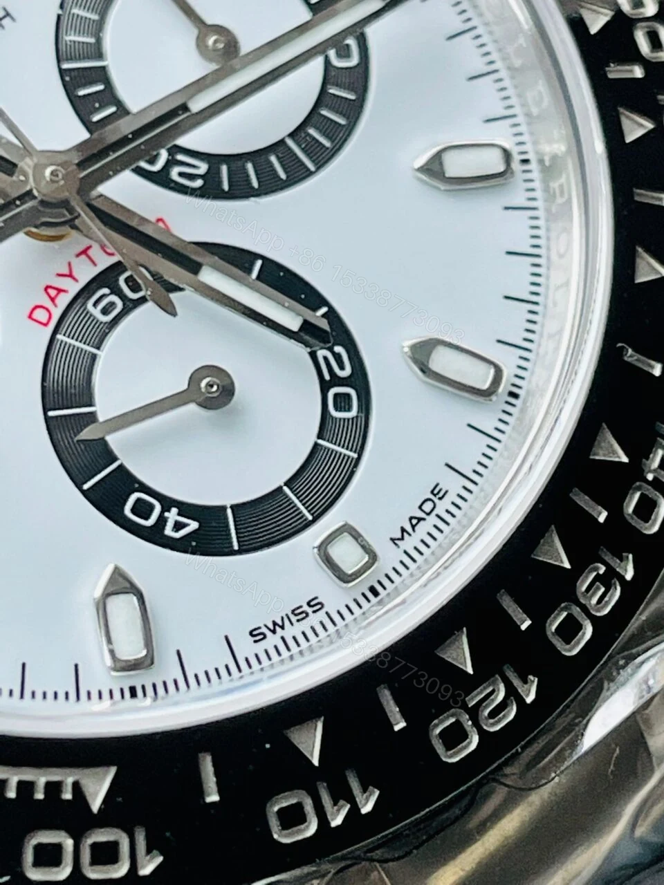 View 3 of CLEAN FACTORY 1:1 Rolex Daytona 116500 PANDA Best Edition CF 904L SS Case and White Dial