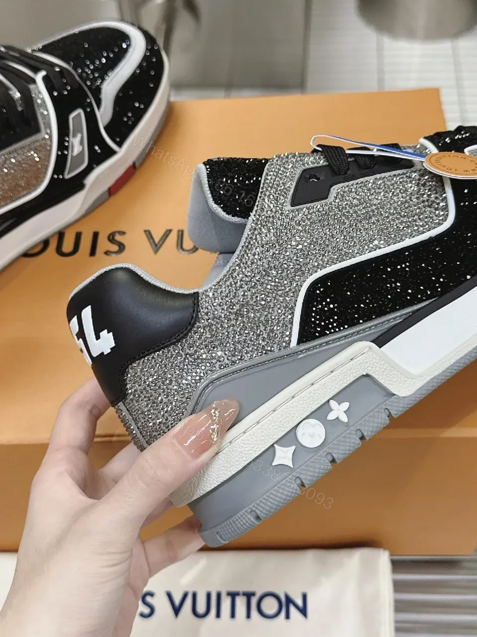 View 6 of Glittery-Luxe Urban Sneaker: Premium, ComfortFit, Statement Pair