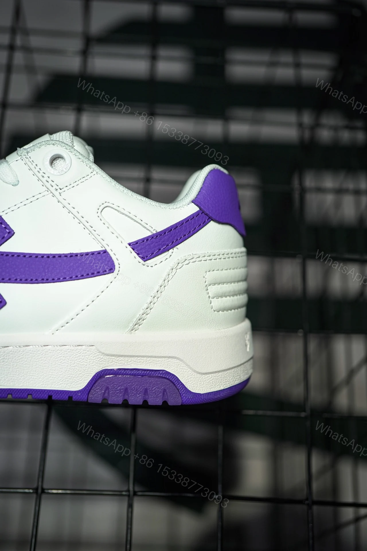 View 5 of OFF-WHITE Out Of Office White Purple