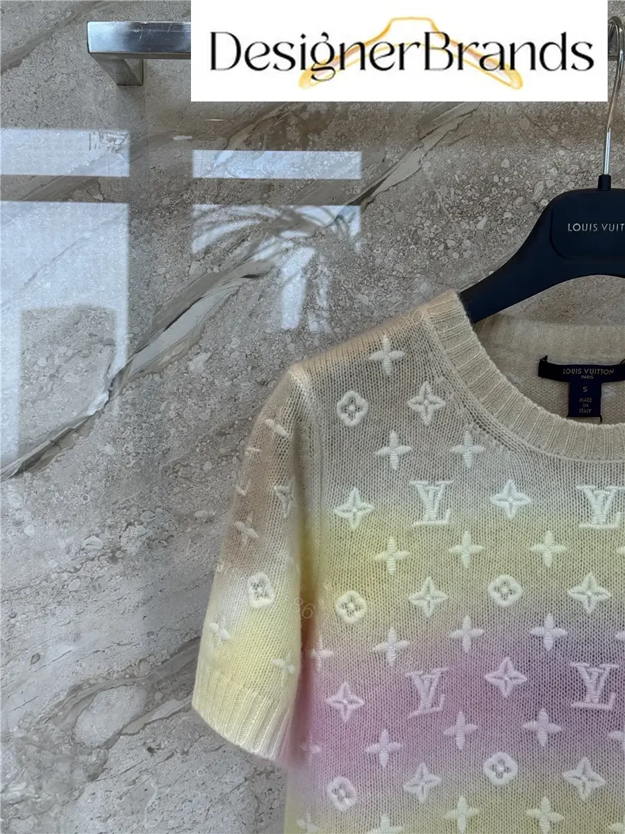 View 4 of Louis Vuitton 3D Monogram Tie-Dye Knit Top