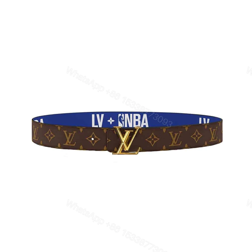 LOUIS VUITTON X NBA 3 STEPS 40MM REVERSIBLE MONOGRAM CANVAS BELT – B99 — view 1