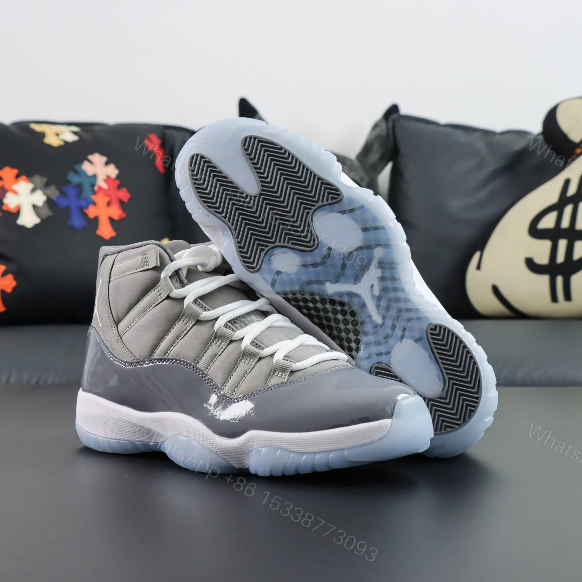 View 3 of Air Jordan 11 Cool Grey Reps