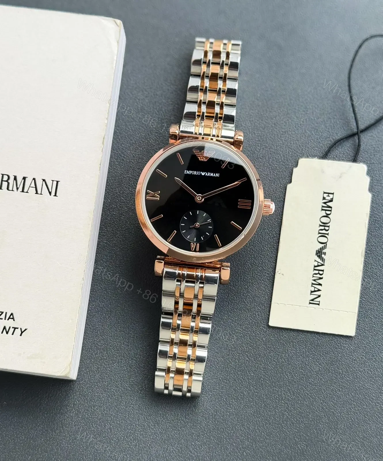 View 3 of Emporio Armani Black Dial