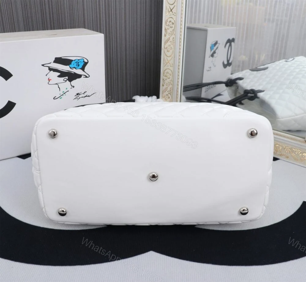 View 3 of Chanel Large Cambon Tote Bag Black White 41Cm