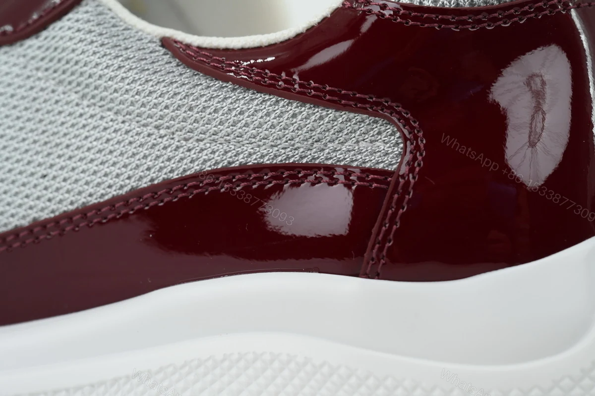 View 2 of Prada Sneakers Wine Red
