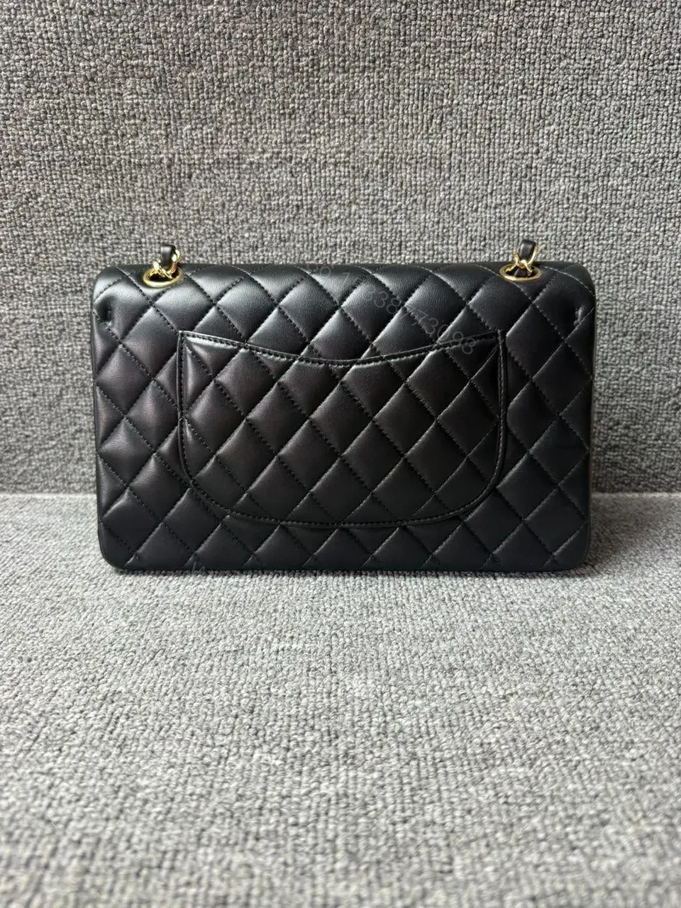 View 2 of Chanel Classic Flap bag Lambskin Black Gold Hardware