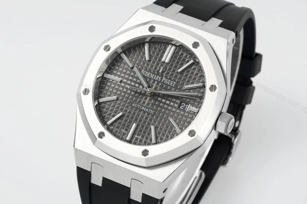 View 2 of Royal Oak 15400 1:1 Best Edition SS/RU Grey Textured Dial Super Clone