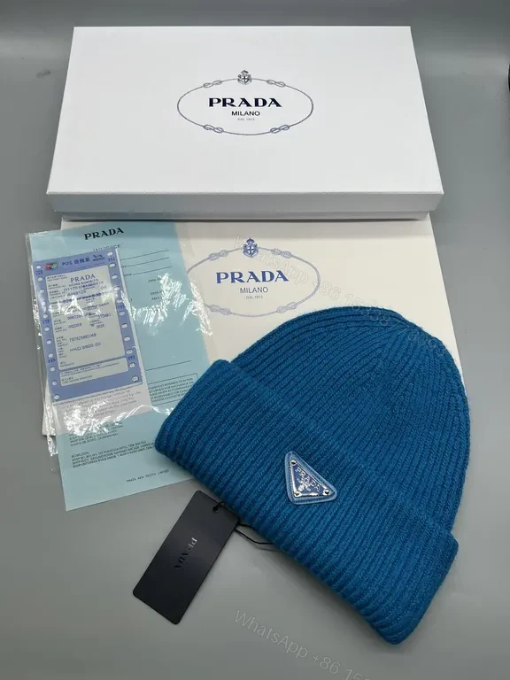 View 5 of Prada-Inspired Knit Beanie: Luxe Black warmth