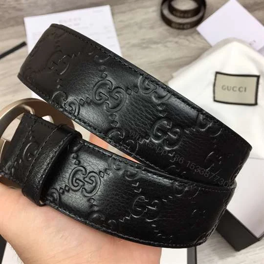 View 8 of GUCCI GG SUPREME BELT WITH G BUCKLE – B43