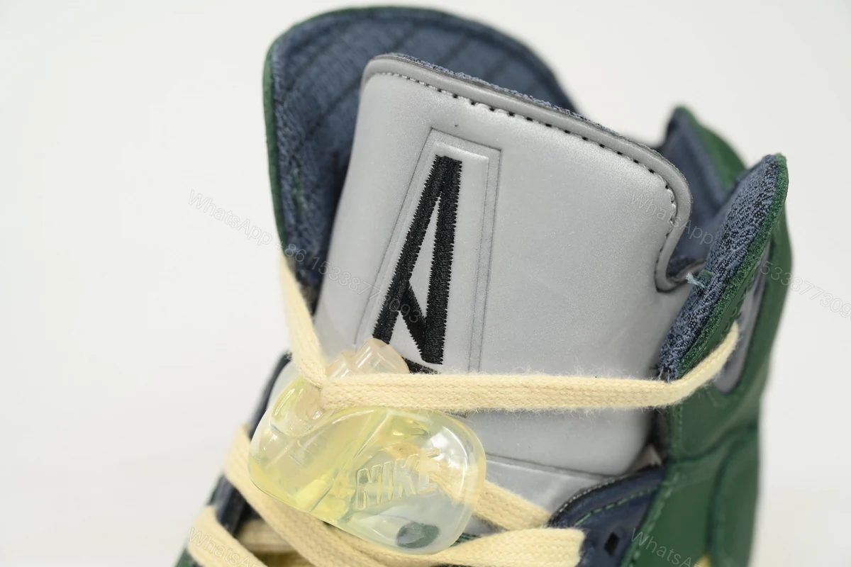 View 2 of Air Jordan 5 Navy Green” FZ5758-003