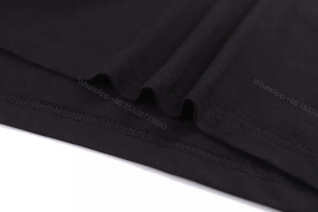View 7 of Monochrome Essential Tee with Plaid Collar Detail