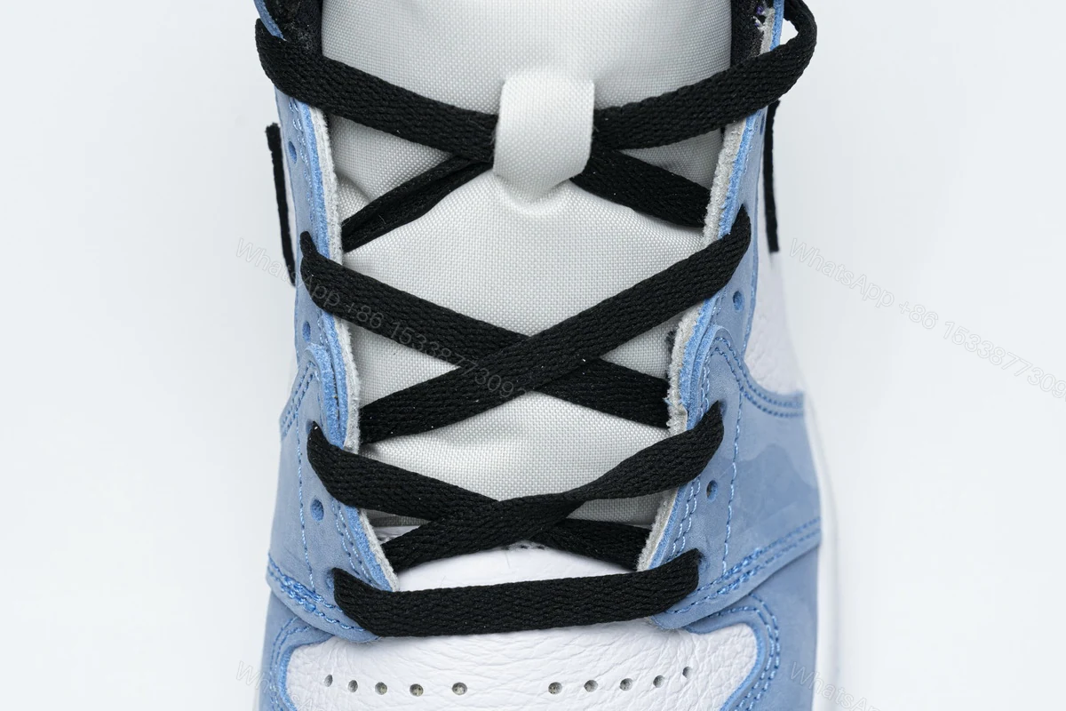 View 10 of Air Jordan 1 Retro High White University Blue Black 555088-134(High quality)