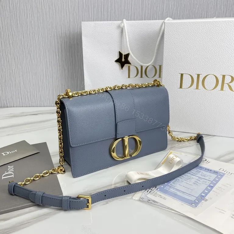 View 6 of Blue Calfskin Dior Bag: Sophisticated Everyday Luxury Prioretta