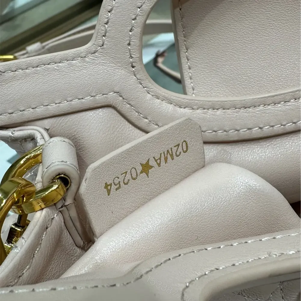 View 9 of 高仿Dior*JolieHandle系列S312M413環扣小羊皮手提包粉色免檢版
