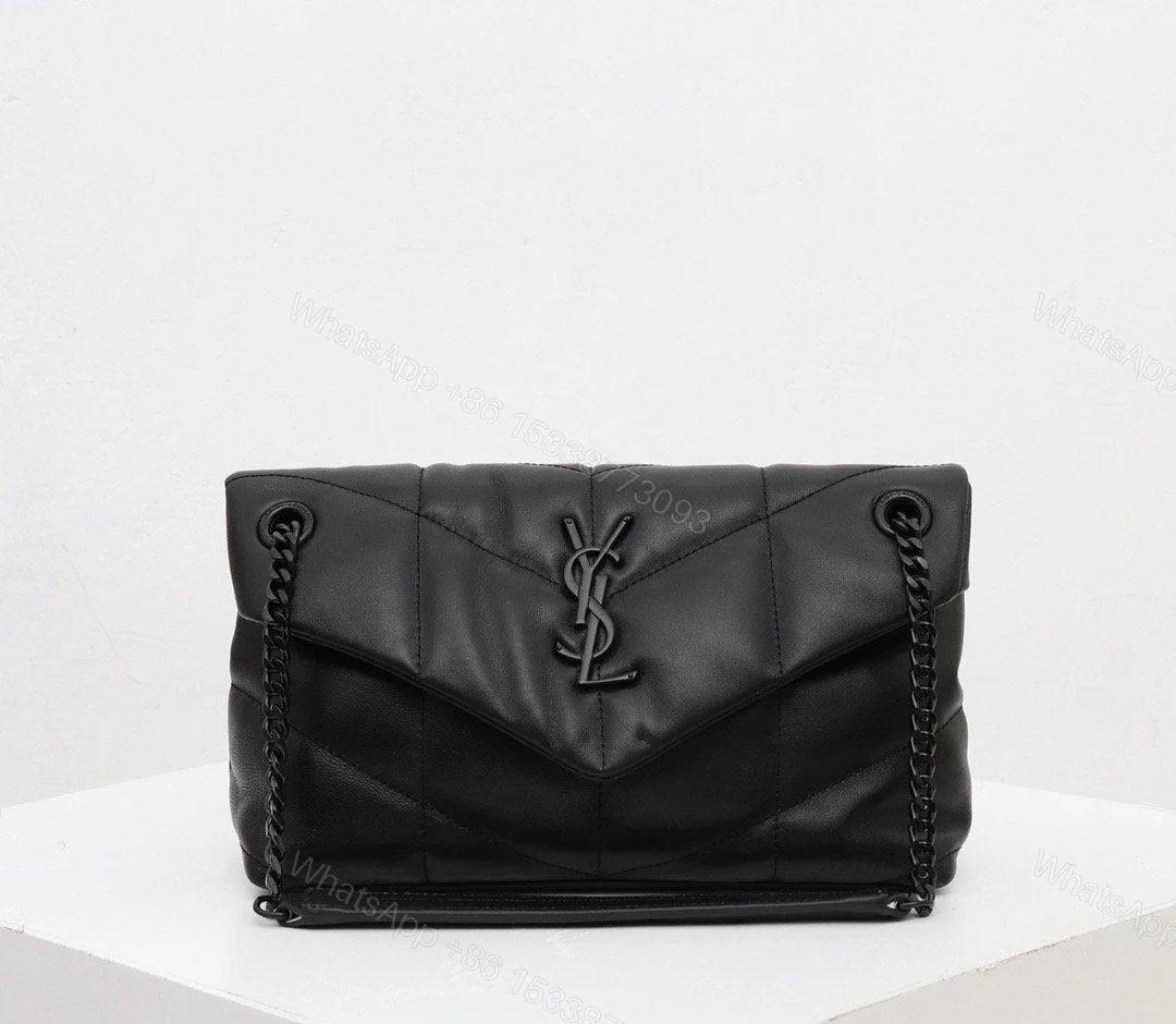 Saint Laurent Medium Loulou Puffer Quilted Chain Bag — view 1