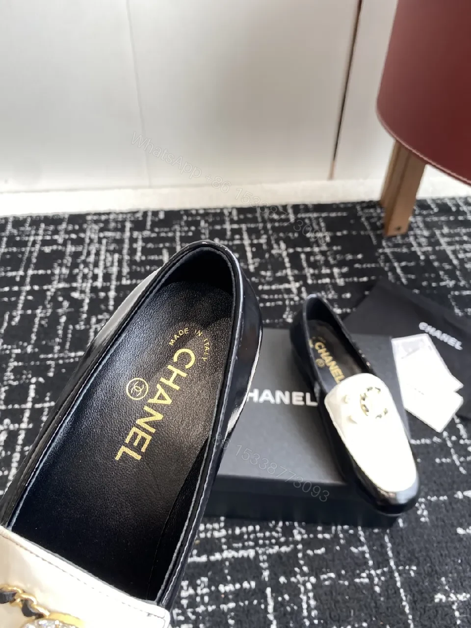 View 5 of Two-Tone Leather Loafers: Bold, All-Day Comfort, Designer Touch