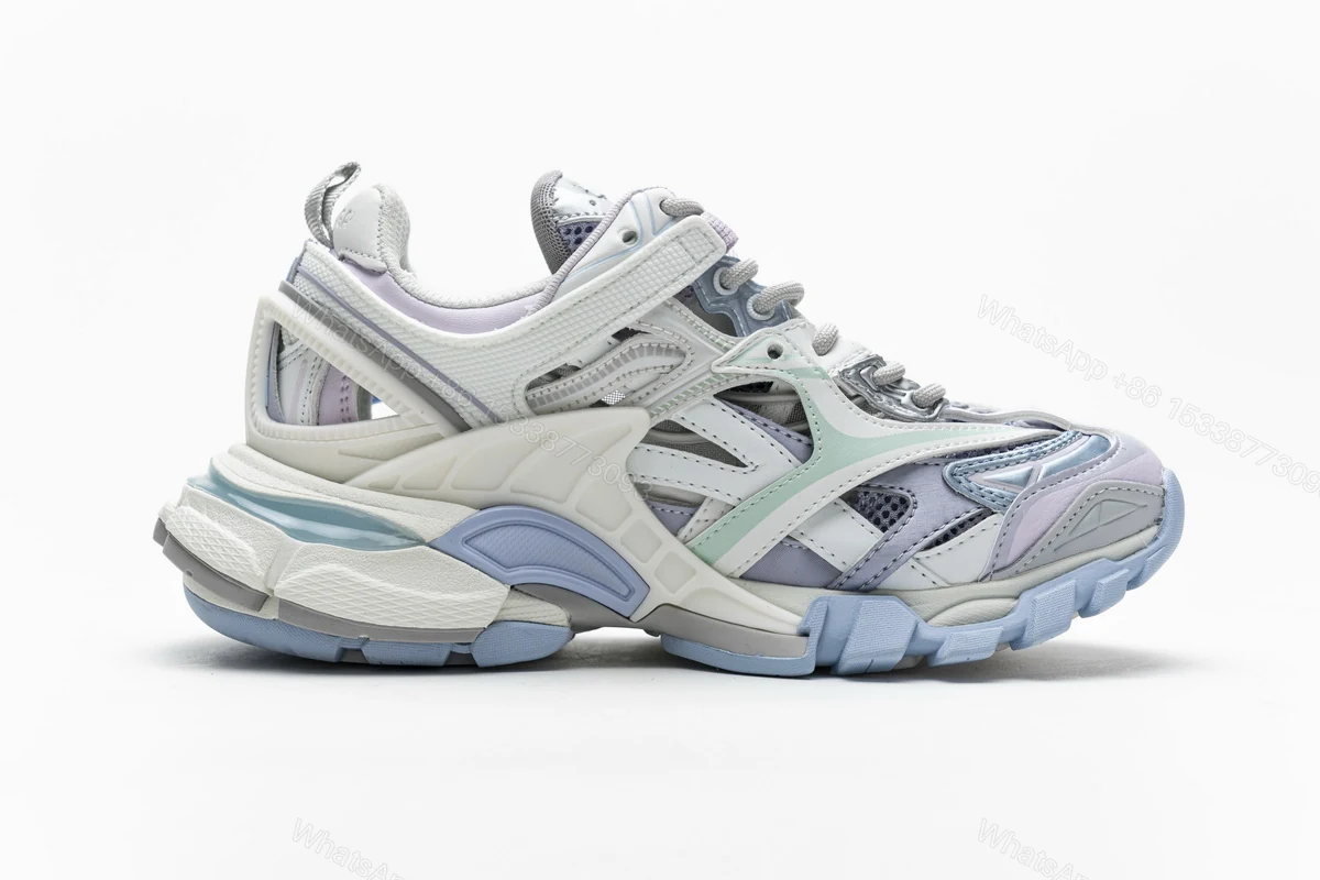 View 2 of Balenciaga Track 2 Sneaker White Light Blue 568615 W2GN3 9045