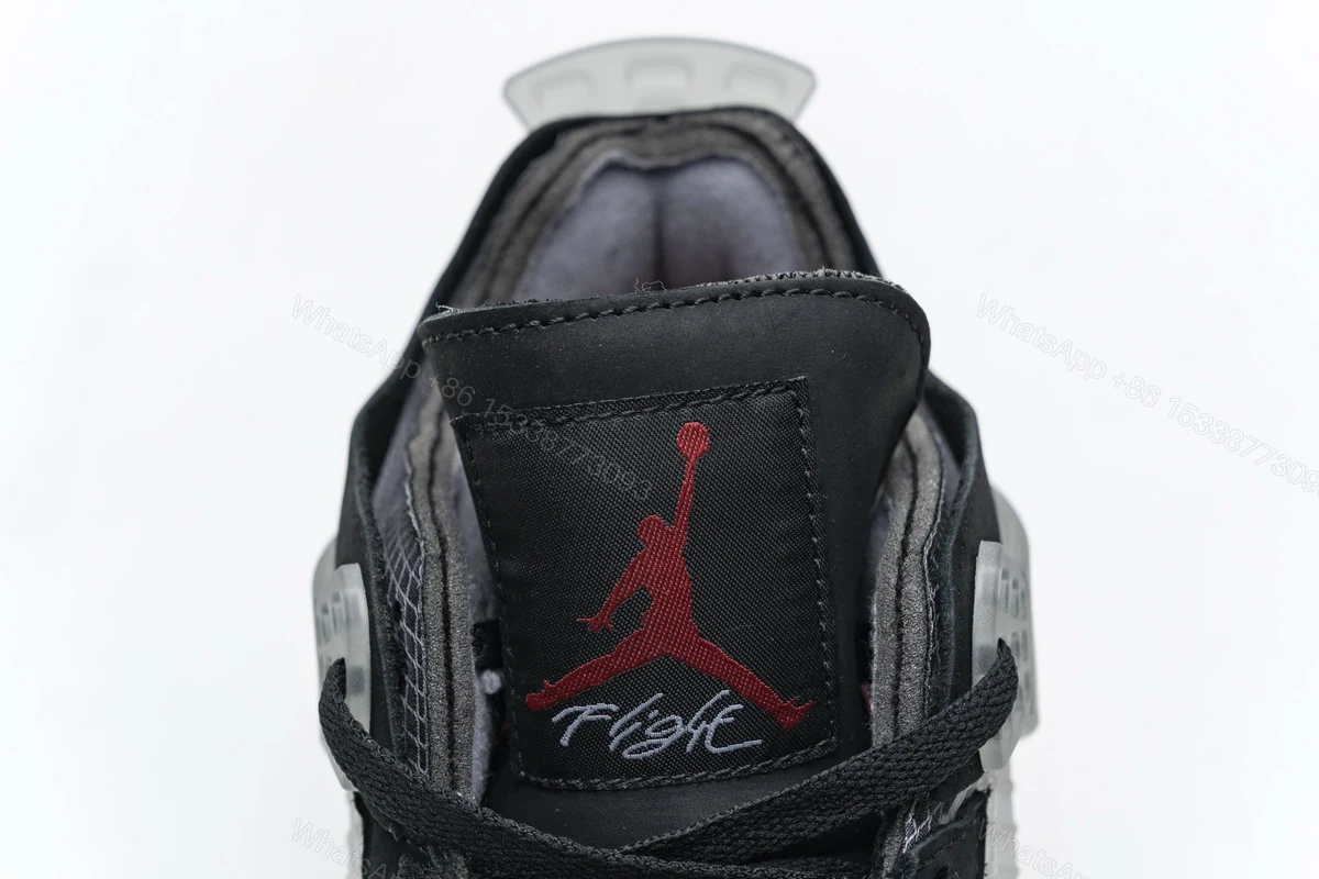 View 7 of OFF White x Air Jordan 4 Retro Bred CV9388-001