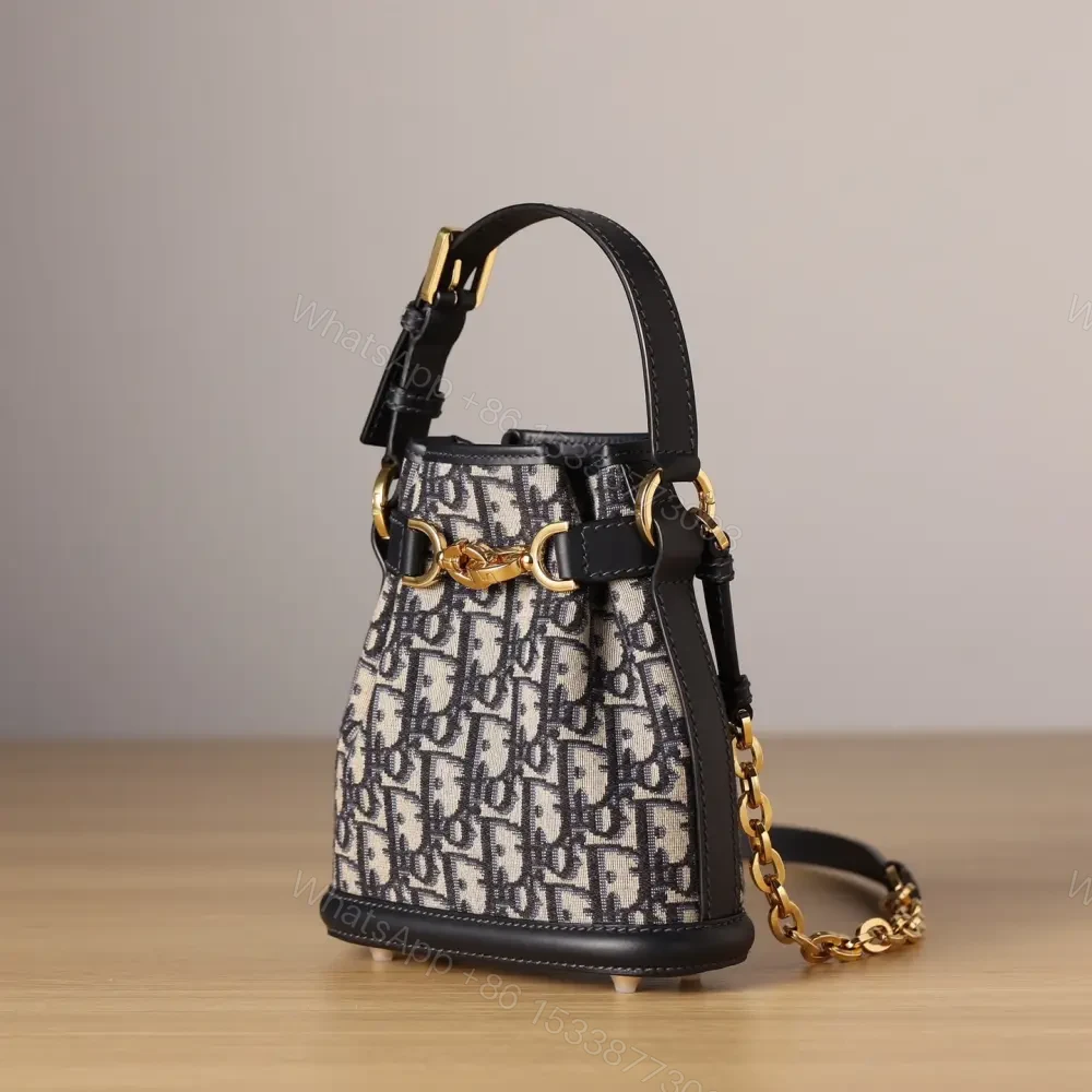 View 5 of 高仿Dior*Cest系列Oblique印花水桶包免檢版XS