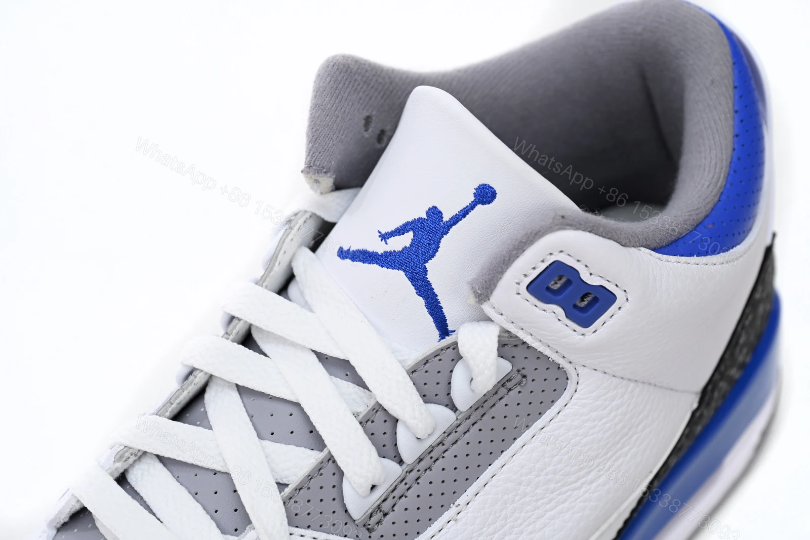 View 4 of Air Jordan 3 Retro Racer Blue CT8532-145