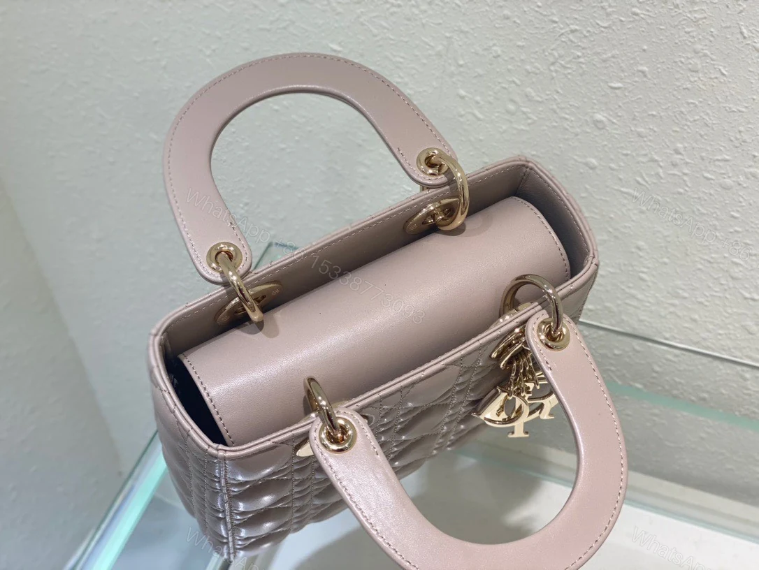 View 5 of Dior Lady Super Light Pink Handbag 20cm