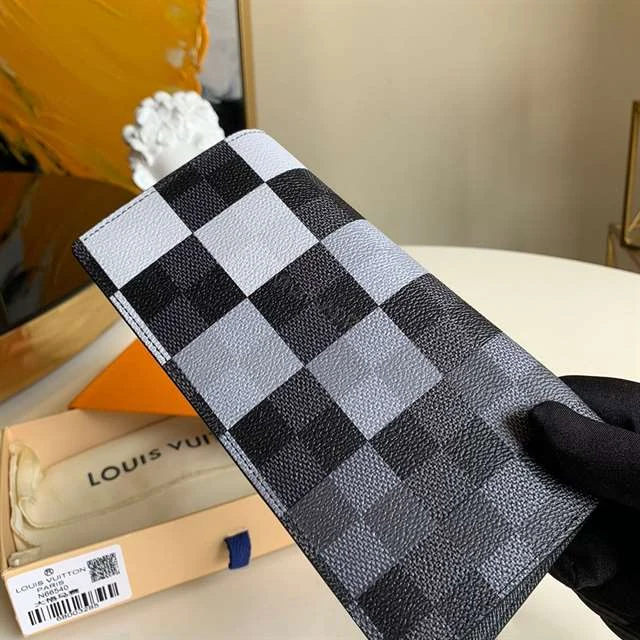 View 6 of Louis Vuitton Brazza Wallet Damier Graphite Canvas N40415 – RRG041