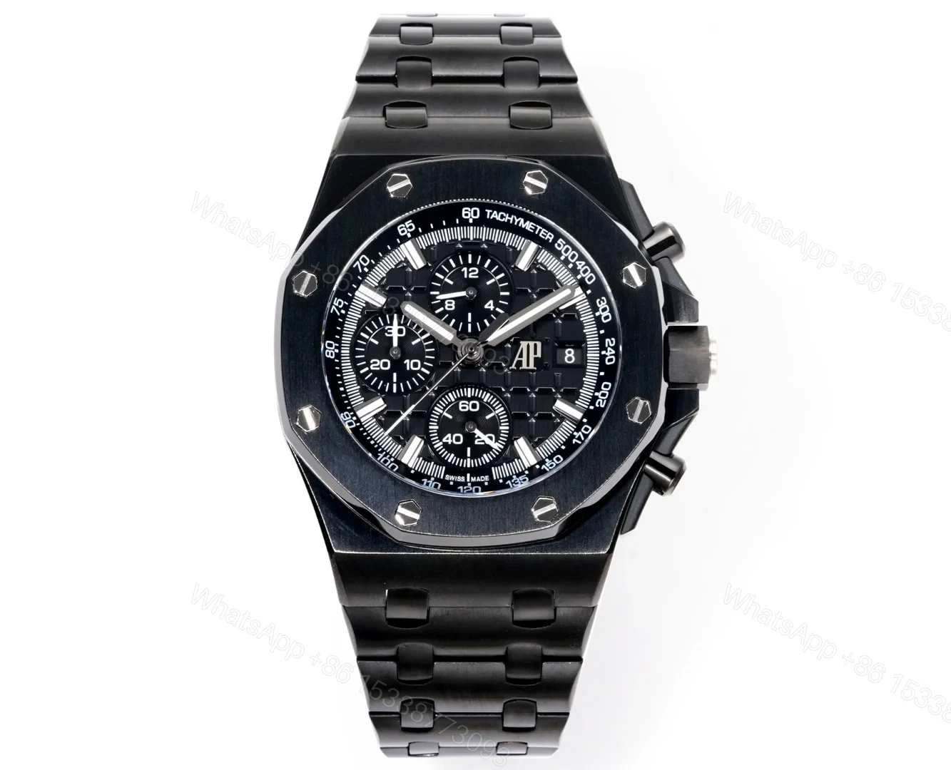Audemars Piguet Royal Oak Offshore Black Replica 42MM RG-AP-ROO-BLK-42 — view 1