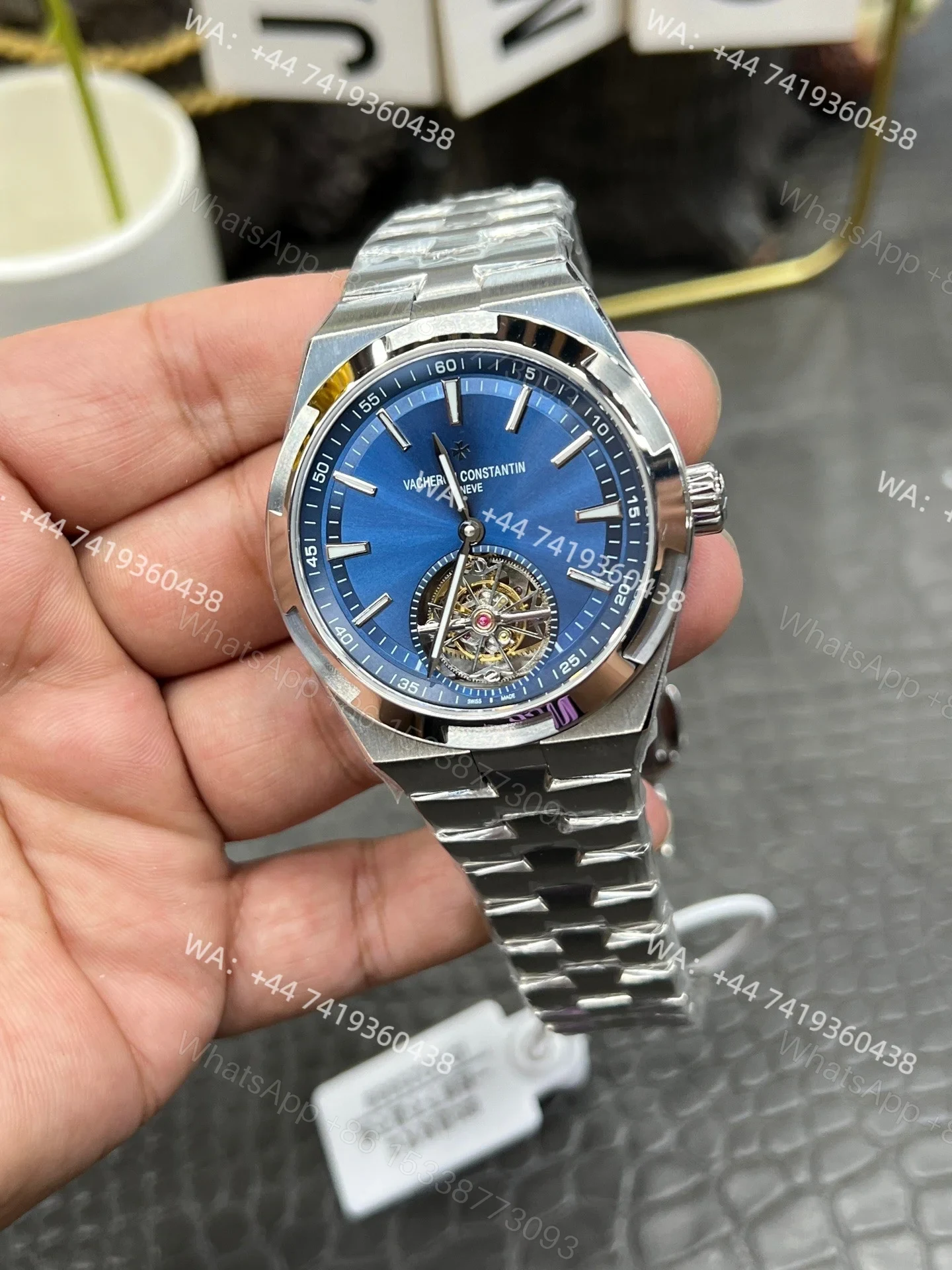 View 2 of Super Clone Vacheron Constantin Overseas Tourbillon 6000V/110A-B544 Watch – 42.5mm