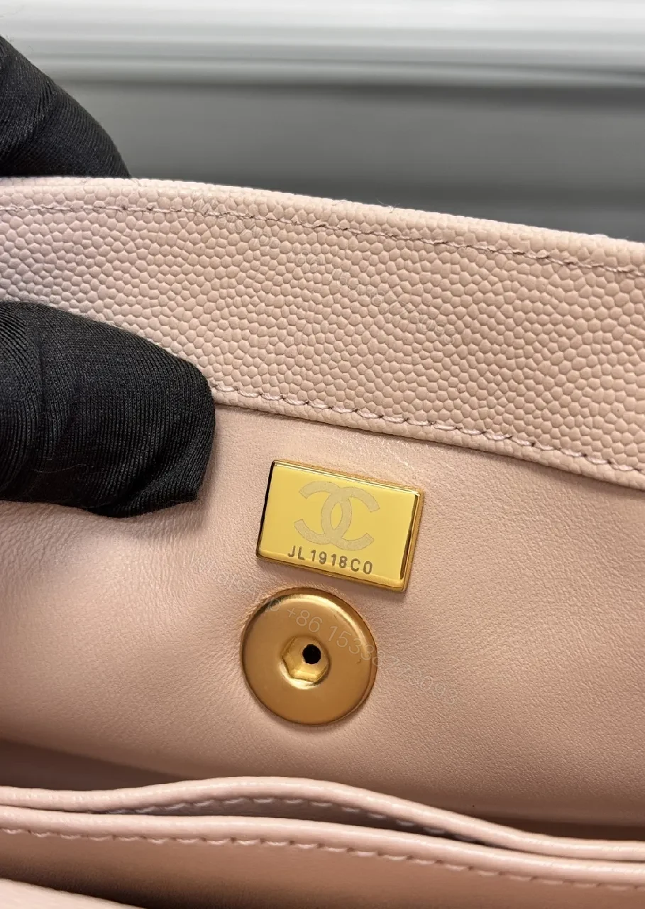 View 8 of Soft Pink Quilted Mini Bag with Gold Chain — Chic Everyday Luxury