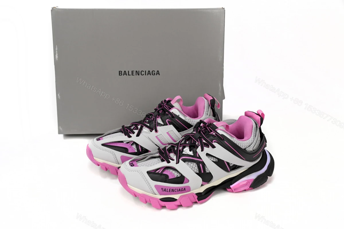 Balenciaga Track Led Black And White Powde — view 2