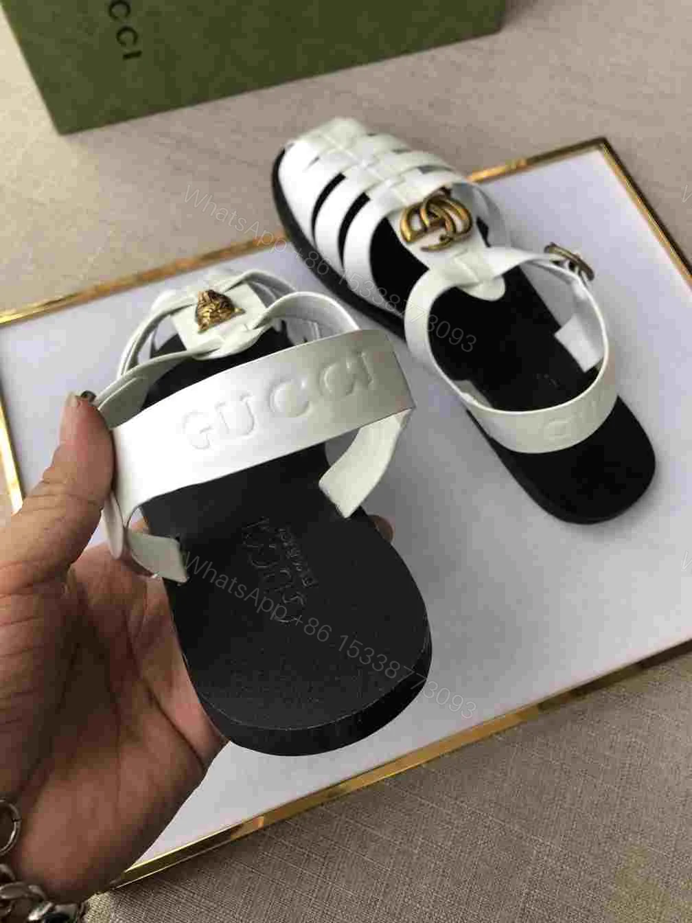 View 6 of GUCCI SANDAL WITH DOUBLE G – SDG008