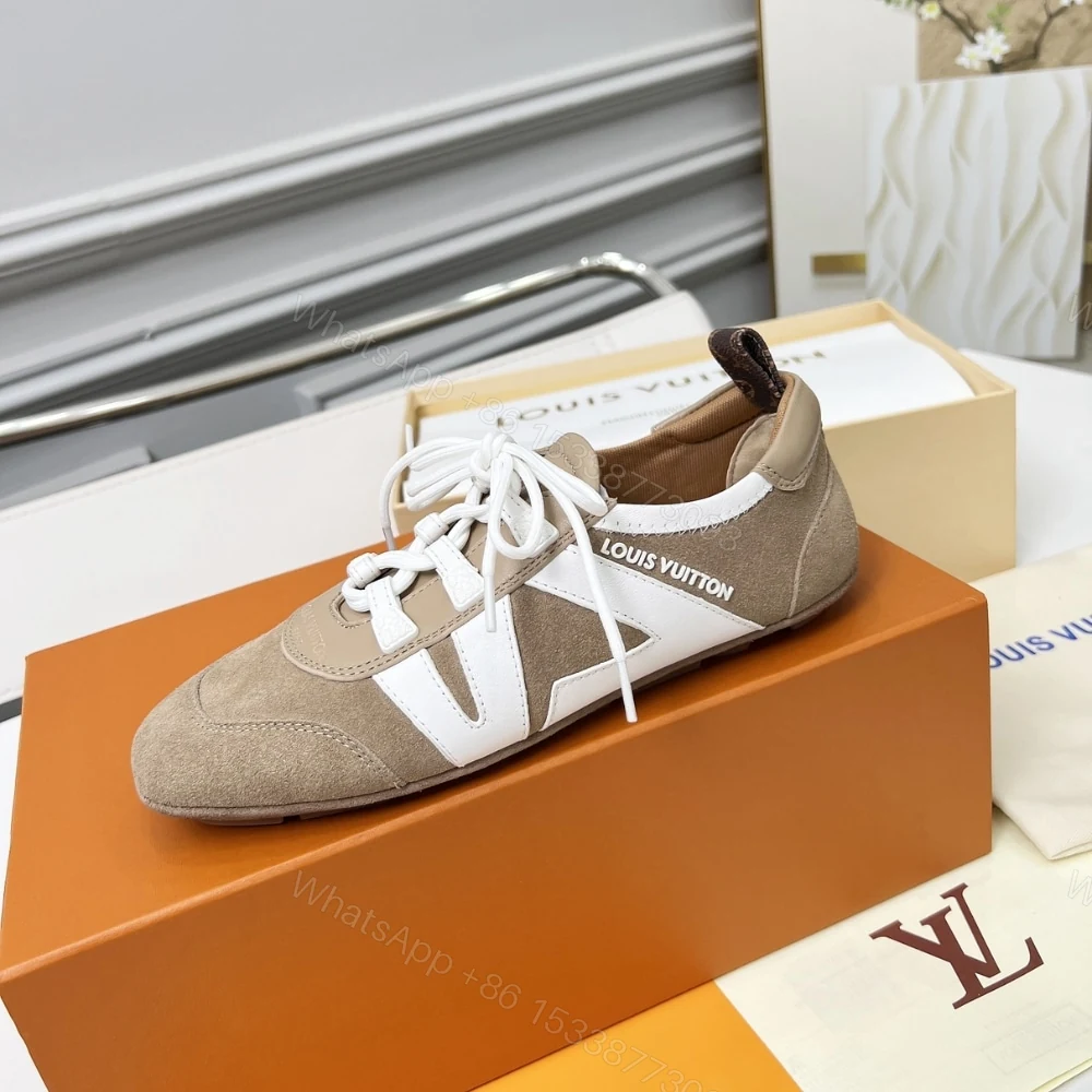 View 6 of Louis Vuitton LV Sneakerina Hazelnut Brown 1AHNFA