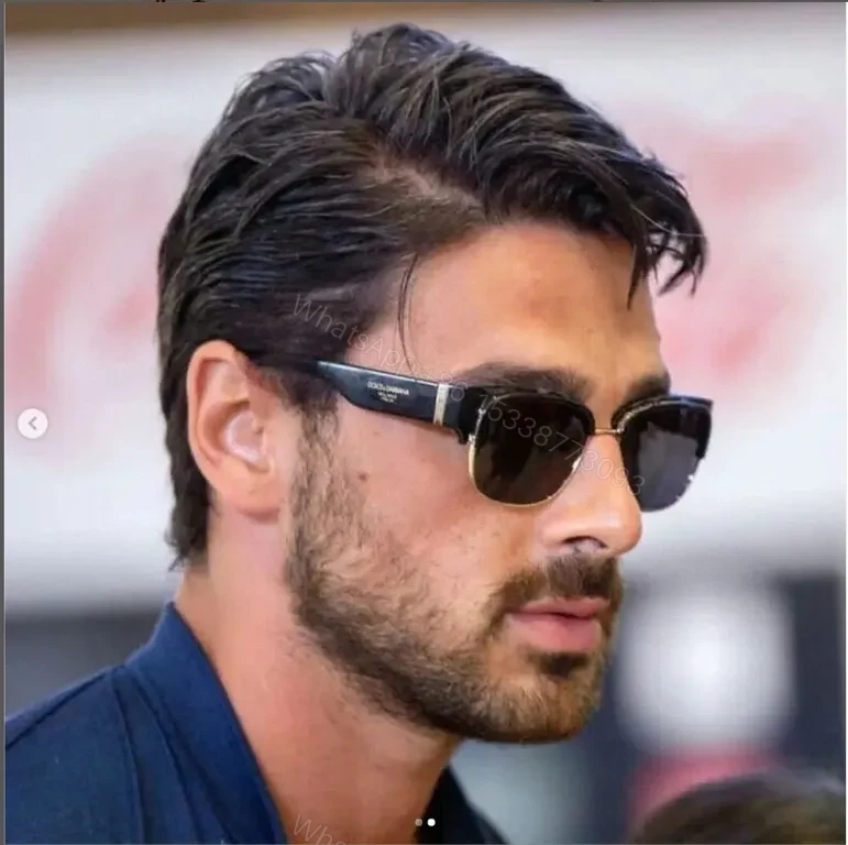 View 2 of Bold Tortoise Acetate Sunglasses with Gold Accents (Dolce & Gabbana)