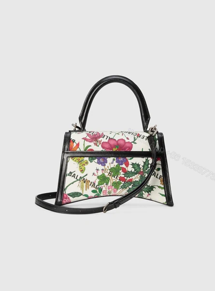 View 2 of Gucci高仿包包 古驰a货包包 GuccixBalenciaga联名款花朵印花Hourglass沙漏包