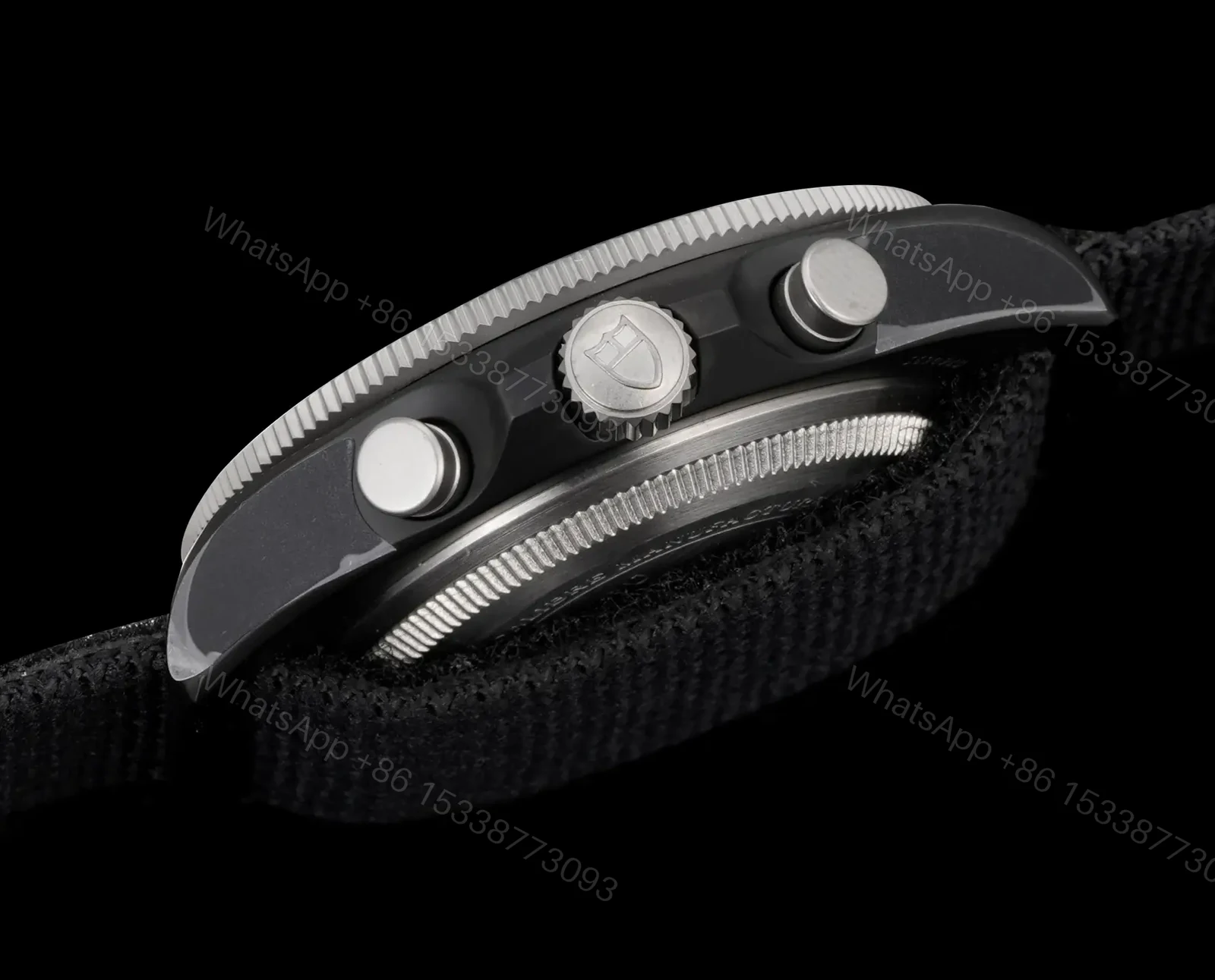View 4 of Tudor FXD White Dial Chronograph Black Fabric Strap Ultimate 43MM M25807KN-0001