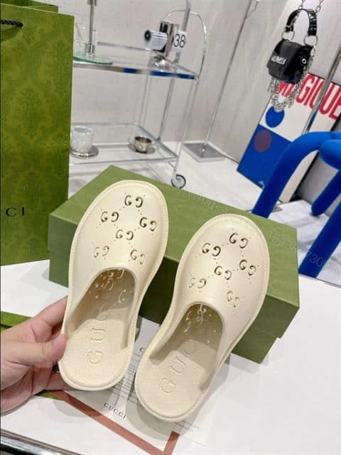 View 5 of GUCCI WONMEN’S PLATFORM PERFORATED G SANDAL – SDG020