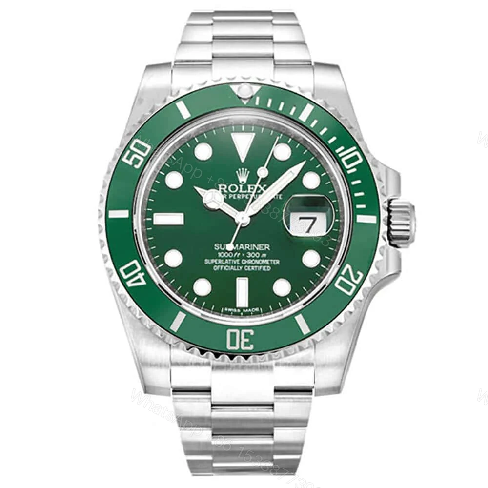 ROLEX SUBMARINER 116610LV 40MM GREEN DIAL — view 1