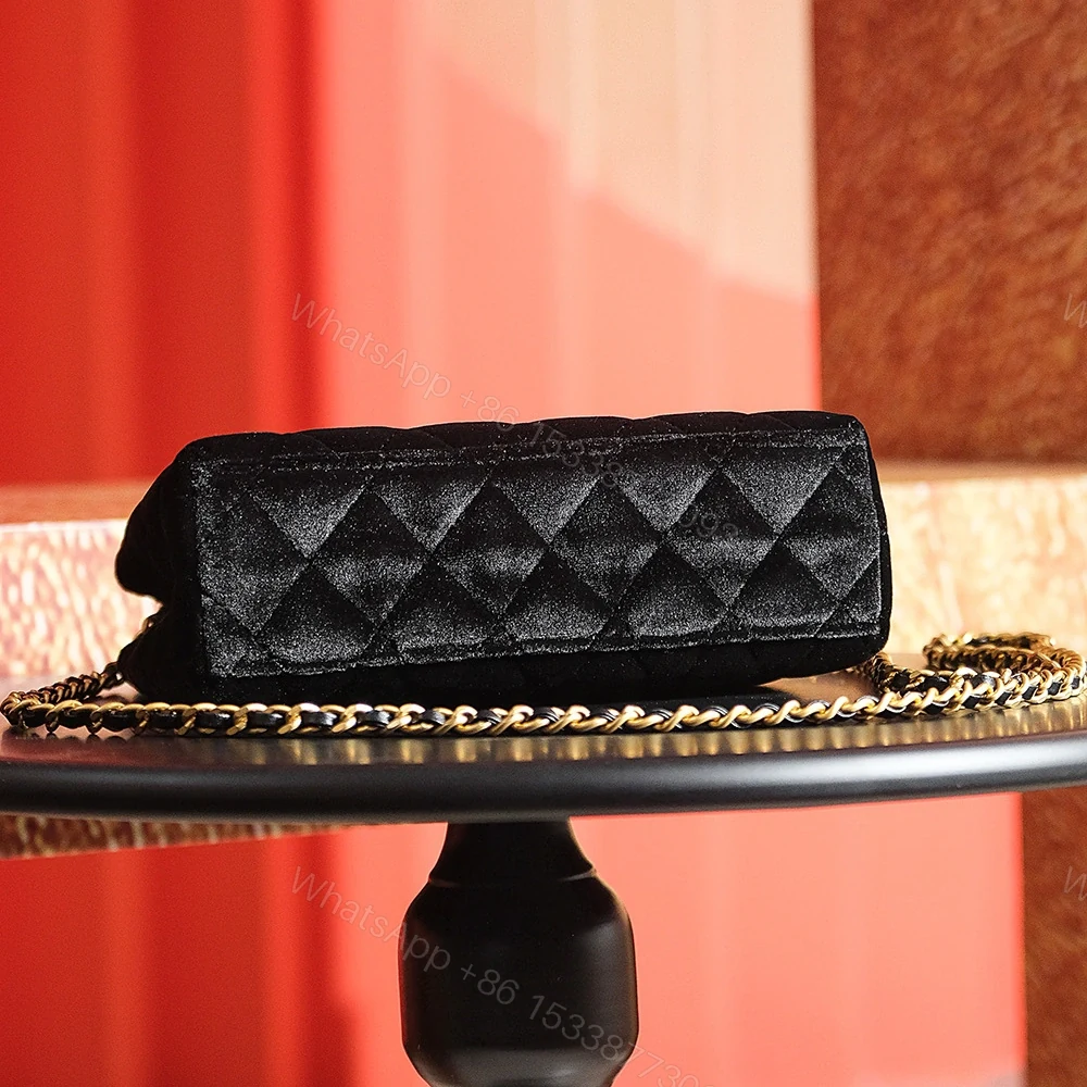 View 8 of 高仿Chanel*24A系列AS4416絲絨Mini斜挎包免檢版