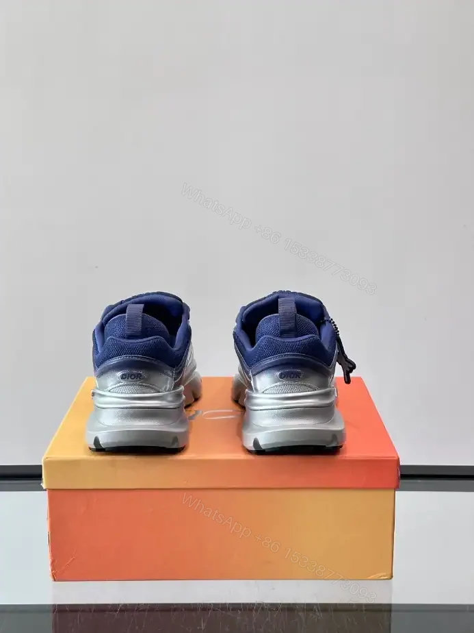 View 8 of DIOR B44 BLADE SNEAKERS GRADIENT BLUE AND SILVER-TONE – CD212